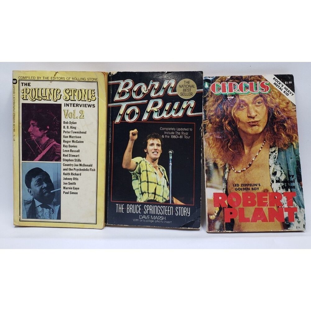 Bruce Springsteen Robert Plant Rolling Stone Interviews Vol 2 Classic Rock Books